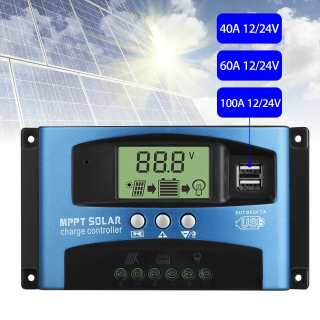 regulátor regulátora nabíjania Tishita Solar Double USB regulátor
