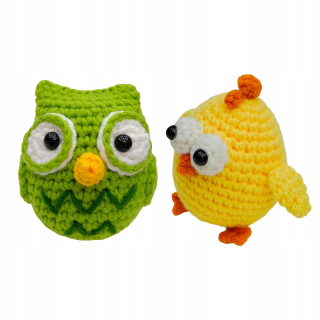 háčkované súpravy Animal Hačkovaná sova Chick craft kit