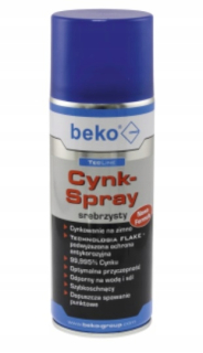 Zinkový strieborný sprej Beko 400 ml