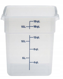 Gastro nádoby - Cambro polypropylénový nádoba pre potraviny 17.2 l