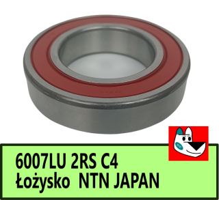 Ložiská 6007L 2RS C4 35x62x14