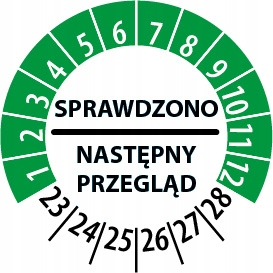 Inšpekčná nálepka, 20 mm/108 ks. G.