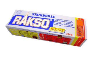 Stahlwolle oceľová vlna rax 200 g granulation 00