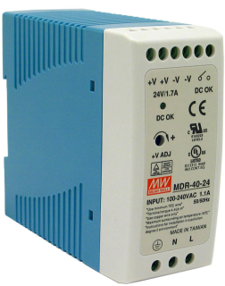 Regulátor - Impulzívny zdroj energie pre MDR-40-24; 24 V, 1,7A, 40W